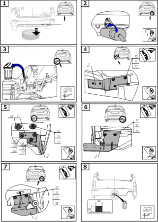 Фаркоп 6761-AN Oris на Kia Sorento Prime 2015-2018, 2018-2020, Hyundai Santa Fe 2018-2021. Необходима подрезка бампера. Тип шара: A. Нагрузки: 2000/75 кг, масса фаркопа 19,5 кг (без электрики в комплекте) от магазина ФаркопРос